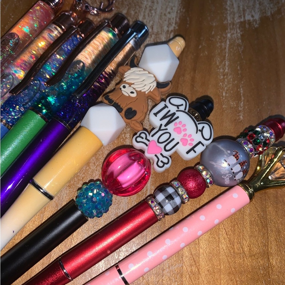 Colorful Decorative Glitter Pens Set